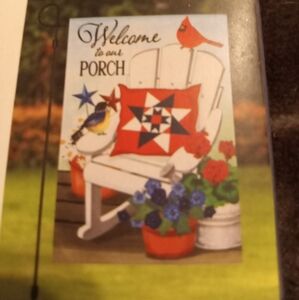 Mini garden flag